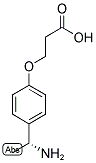 (R)-3-[4-(1-AMINO-ETHYL)-PHENOXY]-PROPIONIC ACID Struktur