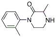 3-METHYL-1-(2-METHYLPHENYL)PIPERAZIN-2-ONE Struktur