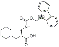 (S)-2-CYCLOHEXYLMETHYL-3-(9H-FLUOREN-9-YLMETHOXYCARBONYLAMINO)-PROPIONIC ACID Struktur