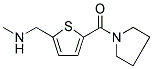 N-METHYL[5-(1-PYRROLIDINYLCARBONYL)-2-THIENYL]METHANAMINE Struktur