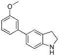 5-(3-METHOXYPHENYL)INDOLINE Struktur