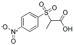 2-[(4-NITROPHENYL)SULFONYL]PROPANOIC ACID Struktur