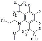 ALACHLOR-D13 (2,6-DIETHYLPHENYL-D13) Struktur