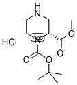 (R)-PIPERAZINE-1,2-DICARBOXYLIC ACID 1-TERT-BUTYL ESTER 2-METHYL ESTER HCL Struktur