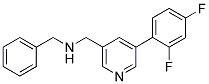 N-BENZYL-1-[5-(2,4-DIFLUOROPHENYL)PYRIDIN-3-YL]METHANAMINE Struktur