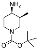 TERT-BUTYL CIS-4-AMINO-3-METHYLPIPERIDINE-1-CARBOXYLATE Struktur