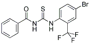 1-BENZOYL-3-[4-BROMO-2-(TRIFLUOROMETHYL)PHENYL]THIOUREA Struktur