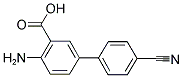 4-AMINO-4'-CYANO[1,1'-BIPHENYL]-3-CARBOXYLIC ACID Struktur