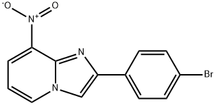 2-(4-BROMOPHENYL)-8-NITROIMIDAZO[1,2-A]PYRIDINE Struktur