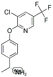 (R)-1-(4-(3-CHLORO-5-(TRIFLUOROMETHYL)PYRIDIN-2-YLOXY)PHENYL)ETHANAMINE Struktur