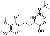 (R)-2-TERT-BUTOXYCARBONYLAMINO-4-(2,3,4-TRIMETHOXY-PHENYL)-BUTYRIC ACID Struktur