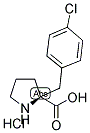 (S)-ALPHA-(4-CHLOROBENZYL)-PROLINE-HCL Struktur