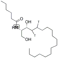 N-HEXANOYL-D-ERYTHRO-DIHYDROSPHINGOSINE, [4,5-3H] Struktur