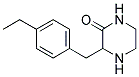 3-(4-ETHYL-BENZYL)-PIPERAZIN-2-ONE Struktur