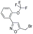 5-BROMOMETHYL-3-(2-TRIFLUOROMETHOXY-PHENYL)-ISOXAZOLE Struktur