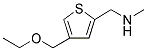 [4-(ETHOXYMETHYL)-2-THIENYL]-N-METHYLMETHANAMINE Struktur