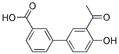 3'-ACETYL-4'-HYDROXY-BIPHENYL-3-CARBOXYLIC ACID Struktur