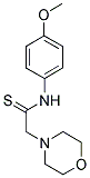 N-(4-METHOXYPHENYL)-2-MORPHOLIN-4-YLETHANETHIOAMIDE Struktur