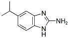 5-ISOPROPYL-1H-BENZIMIDAZOLE-2-AMINE Struktur