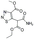 METHYL 5-[2-AMINO-1-(ETHOXYCARBONYL)-2-OXOETHYL]-1,2,3-THIADIAZOLE-4-CARBOXYLATE Struktur