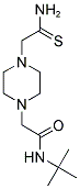 2-[4-(2-AMINO-2-THIOXOETHYL)PIPERAZIN-1-YL]-N-(TERT-BUTYL)ACETAMIDE Struktur