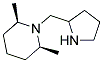 (2R,6S)-2,6-DIMETHYL-1-(2-PYRROLIDINYLMETHYL)PIPERIDINE Struktur