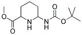 6-TERT-BUTOXYCARBONYLAMINO-PIPERIDINE-2-CARBOXYLIC ACID METHYL ESTER Struktur