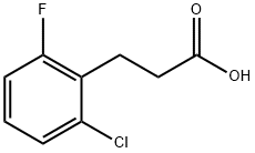 3-(2-CHLORO-6-FLUOROPHENYL)PROPIONIC ACID Struktur