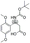 (R)-3-TERT-BUTOXYCARBONYLAMINO-3-(2,5-DIMETHOXY-PHENYL)-PROPIONIC ACID Struktur