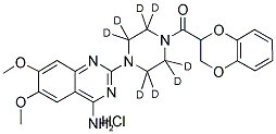 DOXAZOSIN-D8 HCL (PIPERAZINE-D8) Struktur