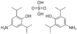 4-AMINO-2,6-DIISOPROPYL-PHENOLSULFATE SALT Struktur