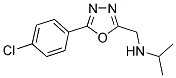 N-[[5-(4-CHLOROPHENYL)-1,3,4-OXADIAZOL-2-YL]METHYL]-N-ISOPROPYLAMINE Struktur