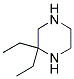 2,2-DIETHYL-PIPERAZINE Struktur