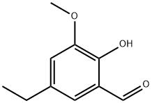 5-ETHYL-2-HYDROXY-3-METHOXY-BENZALDEHYDE Struktur