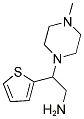 2-(4-METHYL-PIPERAZIN-1-YL)-2-THIOPHEN-2-YL-ETHYLAMINE Struktur