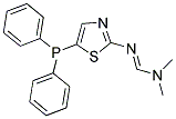 N'-[5-(DIPHENYLPHOSPHINO)-1,3-THIAZOL-2-YL]-N,N-DIMETHYLIMIDOFORMAMIDE Struktur