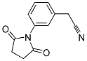 [3-(2,5-DIOXO-1-PYRROLIDINYL)PHENYL]ACETONITRILE Struktur