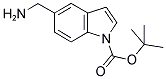 5-AMINOMETHYL-INDOLE-1-CARBOXYLIC ACID TERT-BUTYL ESTER Struktur