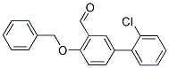 4-(BENZYLOXY)-2'-CHLORO[1,1'-BIPHENYL]-3-CARBALDEHYDE Struktur