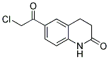 6-(2-CHLORO-ACETYL)-3,4-DIHYDRO-1H-QUINOLIN-2-ONE Struktur