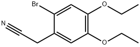 (2-BROMO-4,5-DIETHOXYPHENYL)ACETONITRILE Struktur