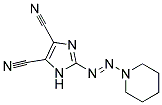 2-[(E)-PIPERIDIN-1-YLDIAZENYL]-1H-IMIDAZOLE-4,5-DICARBONITRILE Struktur