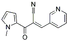 (E)-2-[(1-METHYL-1H-PYRROL-2-YL)CARBONYL]-3-(3-PYRIDINYL)-2-PROPENENITRILE Struktur