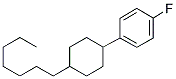 4'-HEPTHYLCYCLOHEXYL FLUOROBENZENE Struktur