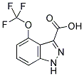 4-(TRIFLUOROMETHOXY)-3-INDAZOLE CARBOXYLIC ACID Struktur