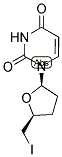 5'-IODO-2',3'-DIDEOXYURIDINE Struktur