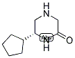 (R)-6-CYCLOPENTYL-PIPERAZIN-2-ONE Struktur