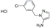 1-(3-CHLOROBENZYL)-1H-PYRAZOL-5-AMINE HYDROCHLORIDE Struktur