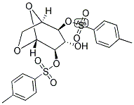 1,6-ANHYDRO-2,4-DI-O-P-TOLUENESULFONYL-BETA-D-GLUCOPYRANOSE Struktur