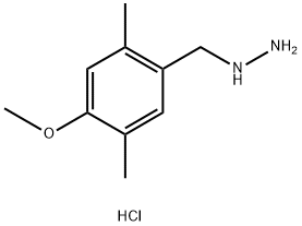 (4-METHOXY-2,5-DIMETHYLBENZYL)HYDRAZINE DIHYDROCHLORIDE Struktur